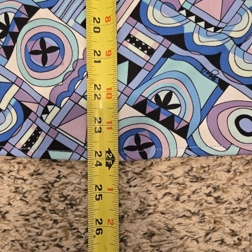 Sigrid Olsen Below Knee Multicolor Maxi Skirt Size L With Front Slit